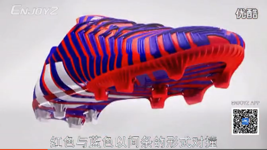EZ足球装备评测：红蓝的诱惑—adidas predator absolion instinct TF