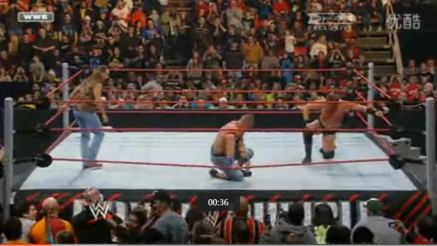 WWE五佳镜头 HHH塞纳 RKO 619杰夫哈迪 巨人卡里等