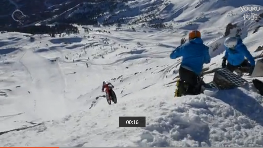酷玩运动 2015：世界最快自行车狂飙223迈/小时 雪山俯冲速度与激情