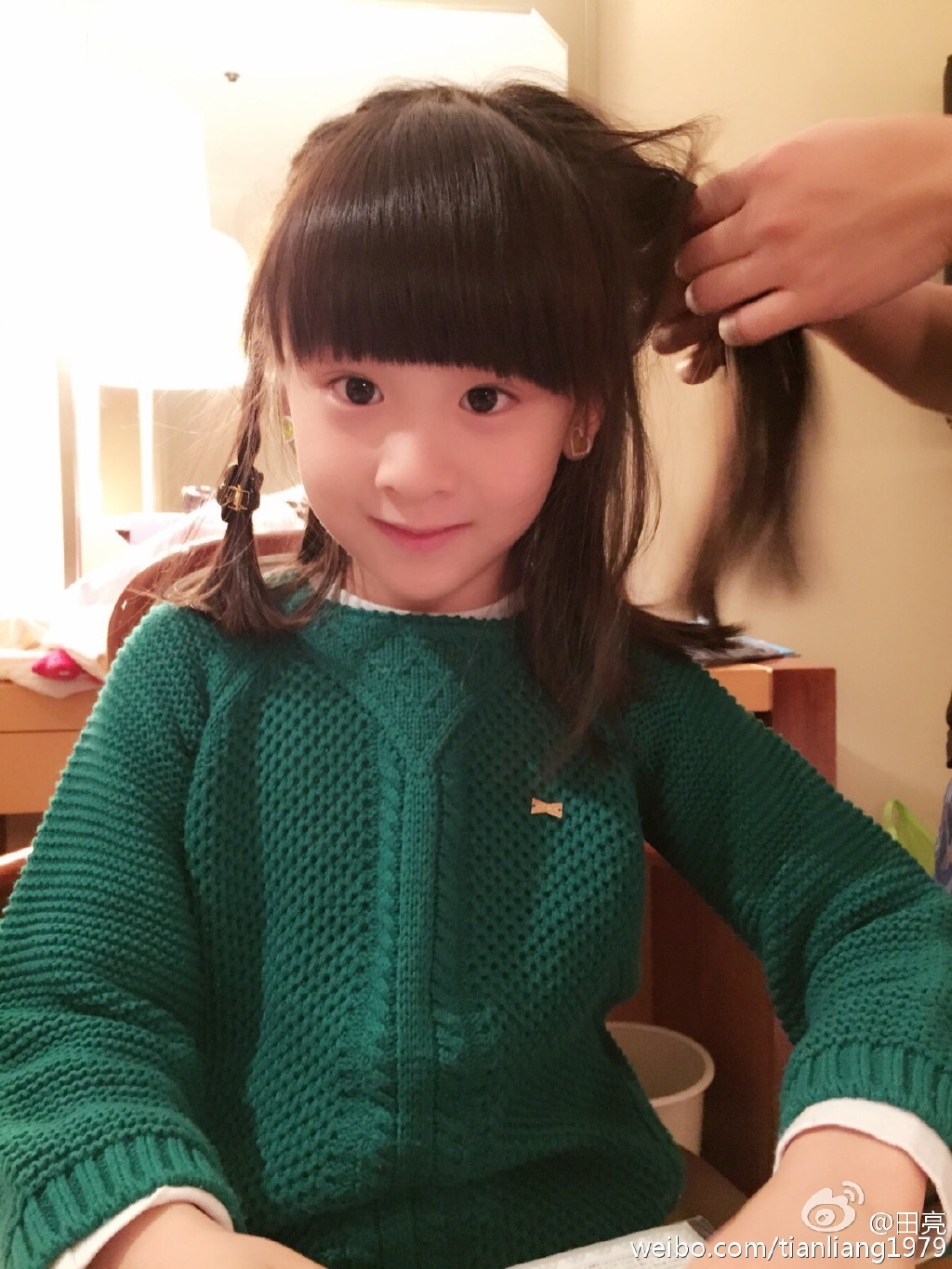 田亮晒森蝶跳水照 网友赞未来的世界冠军