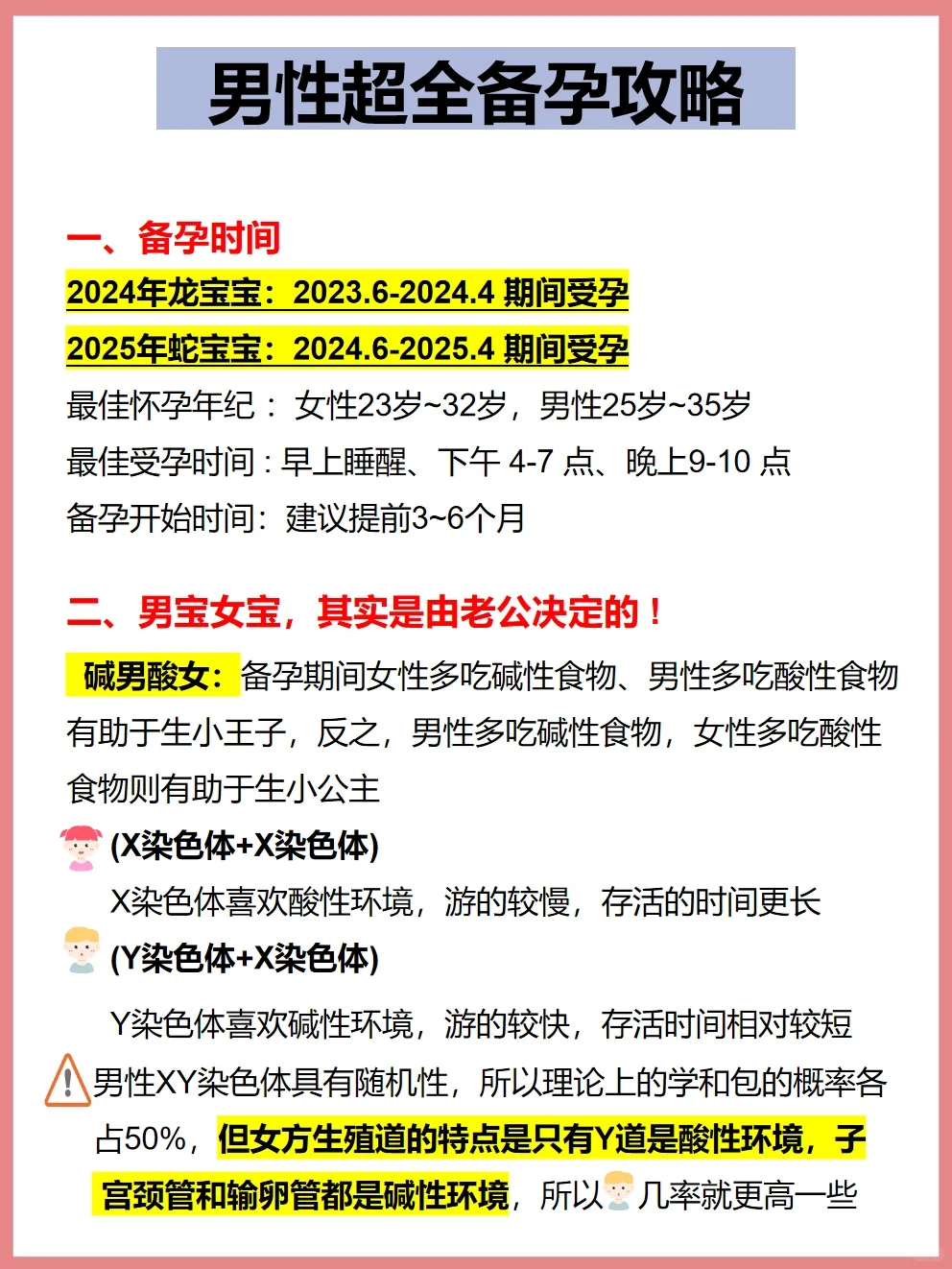 超全夫妻备孕攻略！干货实用备孕指南