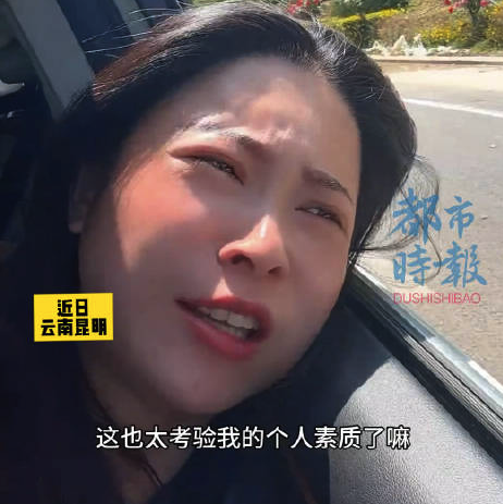 昆明的花太考验个人素质了！网友：你看这个花，比我脸盘子还要大