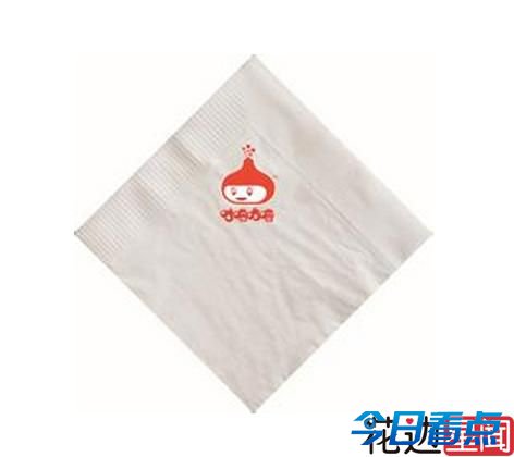 餐馆纸巾被曝用废纸造多家餐馆含荧光剂