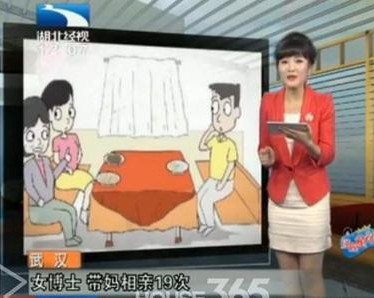女博士带着老妈相亲19次 阵势吓倒众多男士