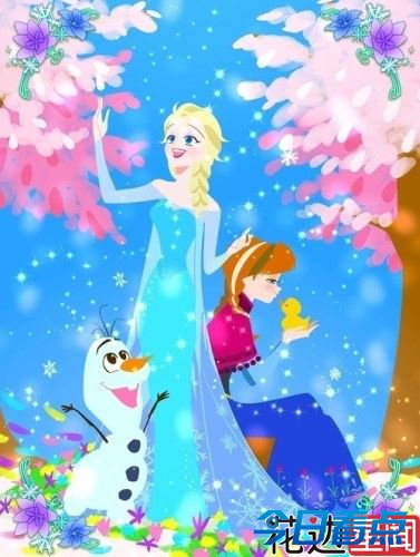 《冰雪奇缘》曝姐妹Q版萌照萌翻网友