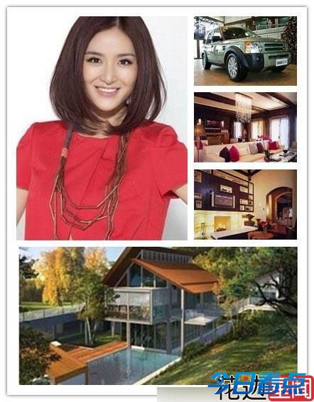 谢娜孙俪张柏芝范冰冰女星名车豪宅各种土豪金PK