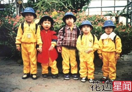李敏镐鹿晗呆萌可爱 曝中韩偶像童年萌照