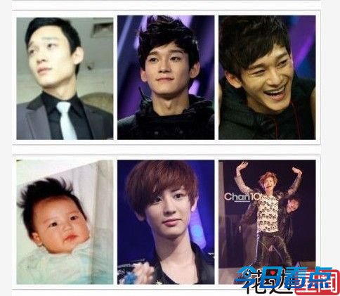 李敏镐鹿晗呆萌可爱 曝中韩偶像童年萌照