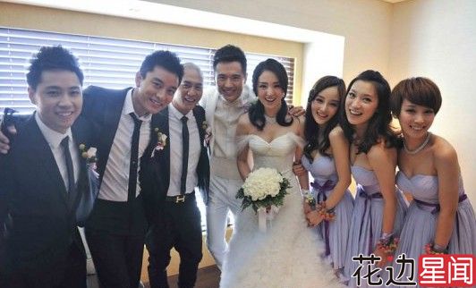 杨幂刘璇孙茜 明星豪华伴郎伴娘团