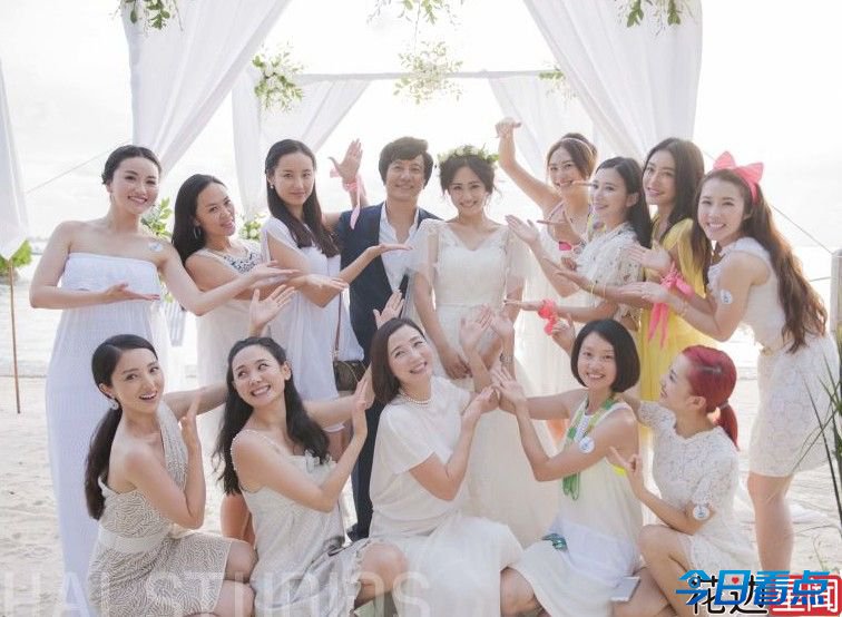 杨幂李小璐众星结婚 豪华伴郎伴娘团亮瞎眼
