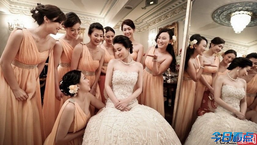 杨幂李小璐众星结婚 豪华伴郎伴娘团亮瞎眼