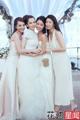 徐若瑄巴厘岛举办私人婚礼 林心如当伴娘