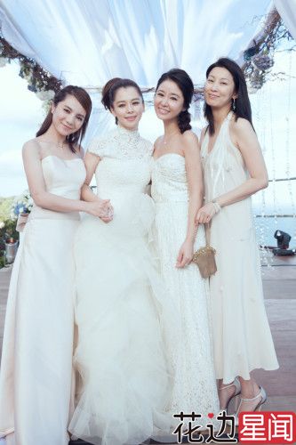 徐若瑄巴厘岛举办私人婚礼 林心如当伴娘