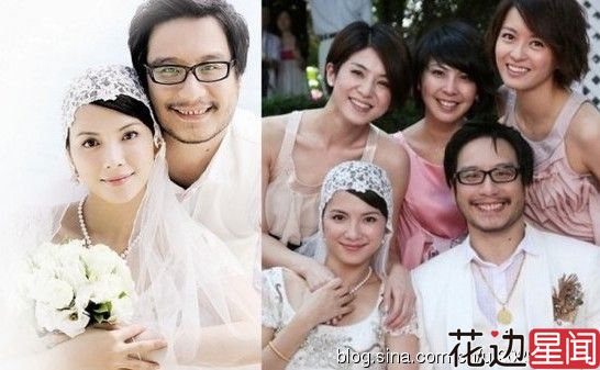 徐若瑄举办私人婚礼 林心如当伴娘抢尽新娘风头