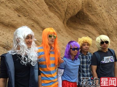 爸爸们变身杀马特美少女 妖娆冷艳亮瞎眼