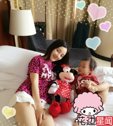 李小璐称甜馨漂亮像自己 暗示否认整容说