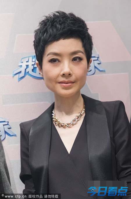 鲁豫新发型似大头娃娃 鲁大头完胜刘嘉玲
