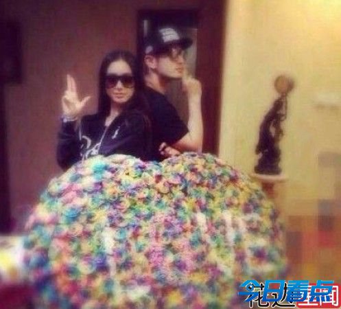 Baby不敢黄晓明看跑男 男方吃醋勒令罢录