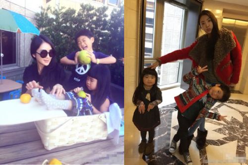 年度盘点 <wbr>2014超靓明星辣妈和她们的超萌萌娃